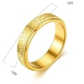 Miniatyrbillede 1 af 6: antistress spinner roterende fidget ring ringe størrelse 8/18,2 mm