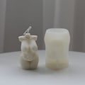 Miniatyrbillede 1 af 4: lysforme lys stearinlys gør-det-selv-forme i silikoneform lz22063 fed kvindekrop