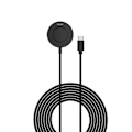 Pikkukuva 1 / 9: Yleinen latauskaapeli / lataustelakka Garmin-kelloille musta Type-C lataustelakka