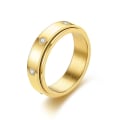 Miniatyrbillede 3 af 6: anti-angst spinner fidget roterende ring ringe størrelse 11/20,8 mm