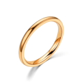 Miniatyrbild 4 av 7: Ultra Fin Pinky Ring - Personlig rouge kulbländarring för kvinno 2mm svart nr 11