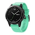 Miniatyrbillede 3 af 6: armbånd silikone Garmin fenix 7/6/5 sort