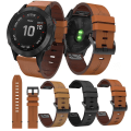 Miniatyrbillede 2 af 6: armbånd læder Garmin 7x/6x/5x sort (7x/6x/5x)