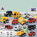 Miniatyrbillede 5 af 10: Julejulegaver Julekalendergaver 24 dele Diverse køretøjer Biler Stil 3