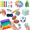 Miniatyrbild 1 av 5: fidget toys pop it stressbollar fidget toys pack/set 27 st