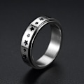 Miniatyrbillede 1 af 6: antistress spinner roterende fidget ring ringe størrelse 8/18,2 mm