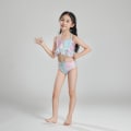 Pikkukuva 3 / 6: merenneito puku uimapuku bikinit lapsen tyttö pinkki 150