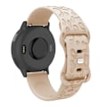 Miniatyrbillede 1 af 6: Silikonarmbånd til Samsung Watch7/6/5 Huawei gt4 46mm Garmin 26 lysebrun 22 mm
