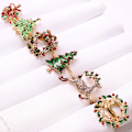 Miniatyrbillede 2 af 6: Servietringe Juleferie Thanksgiving Julepynt Julepynt ca 6 stk / snemand 2