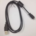 Miniatyrbillede 1 af 5: Kodak U-8 USB-kabel til Kodak-kameraer - 8P lille mund, 1,2m/1,5m 1,2 meter med magnetring