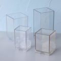Miniatyrbillede 4 af 5: lysforme lys stearinlys gør-det-selv-forme i silikoneform yke55028 kvadratisk 6x6x75