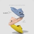 Miniatyrbild 3 av 6: shark tofflor badtofflor massagetofflor herr dam blå 40-41