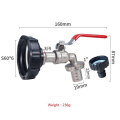 Miniatyrbilde 1 av 6: ibc tank adapter ibc kobling ibc tilkobling ibc tank adapter 3/4 nikkelbelagt messing og plast