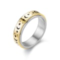 Miniatyrbild 1 av 6: antistress spinner roterande fidget ring ringar Size11/20.8mm
