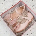 Miniatyrbillede 2 af 6: prinsessesko elsa sko børnefestsko sølvfarvede 19 cm / størrelse 31