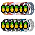 Miniatyrbilde 2 av 6: Armbånd i silikon til Samsung Galaxy Watch7/6/5 Watch FE Hvit