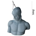 Miniatyrbillede 4 af 6: lysforme lys stearinlys gør-det-selv-forme i silikoneform lz22117 portræt af ares