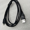 Miniatyrbillede 2 af 5: Olympus kamera datakabel CB-USB5/USB6 12P USB-opladningskabel til sort 1,5m