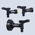 Pikkukuva 2 / 6: ibc säiliösovitin hana ibc ibc adapteri 2 kpl (muovihana 3/4 tuumaa)