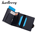 Miniatyrbillede 3 af 6: Baellerry Kulfiber RFID-blokerende Minimalistisk Herrepengepung me sort