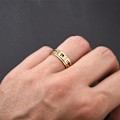 Miniatyrbillede 6 af 6: antistress spinner roterende fidget ring ringe størrelse 8/18,2 mm