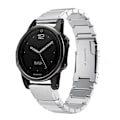 Pikkukuva 3 / 6: rannekoru teräs Garmin Fenix ​​7s/6s/5s 20mm musta