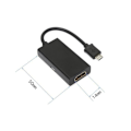 Pikkukuva 3 / 5: Micro-USB - HDMI MHL -sovitin, Liitä puhelin HDTV:hen