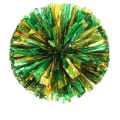 Miniatyrbild 1 av 7: 2st cheerleader cheerleading pom poms för fest sport spel tävlin Grön med guld