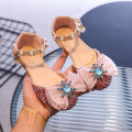 Miniatyrbillede 4 af 6: prinsessesko elsa sko børnefestsko sorte 17 cm / størrelse 25