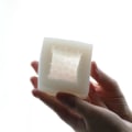 Miniatyrbillede 5 af 6: lysforme lys stearinlys gør-det-selv-forme i silikoneform lz22054 terning honeycomb