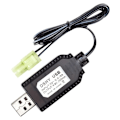 Miniatyrbilde 1 av 5: USB-laderkabel batterilader 4.8V 4,8V mini Tamiya