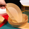 Miniatyrbillede 2 af 8: airfryer engangspapir / papir 20cm liners tilbehør hvid 100 stk