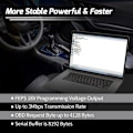Miniatyrbillede 8 af 10: Universal vLinker FS OBD2-scanner med ForScan-support - USB-forbindelse som på billedet