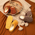 Miniatyrbild 3 av 6: fluff tofflor varma tofflor innetofflor kaffe 42-43 (insida 27cm)