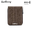 Miniatyrbillede 6 af 6: Baellerry RFID Blokerende Slim Tegnebog til Mænd - Multi Card Slots sort