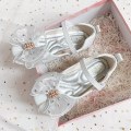 Miniatyrbild 5 av 6: elsa prinsess skor barn flicka med paljetter rosa 16.5cm / size26