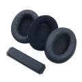 Miniatyrbilde 5 av 5: øreputer / hodebåndsputer for Sennheiser HD419 429 439 449 HD svart rynke