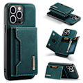 Pikkukuva 1 / 11: 3-osainen magneettinen lompakkokotelosetti – korttilokero + nahkainen takakansi vihreä iphone xs max