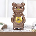 Pikkukuva 2 / 5: säästöpossu säästöpossu säästöpossu bear shape 18 cm grøn