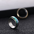 Miniatyrbild 3 av 4: anti stress fidget spinner roterande ring ringar Size9/19mm