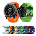 Miniatyrbild 2 av 6: armband silikon Garmin Fenix 7x/6x/5X Fenix 3 blå C
