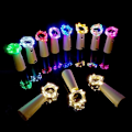 Miniatyrbild 1 av 8: 1 meter led ljusslinga för flaska 2 stycken pack kall vit 10 LED
