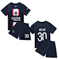 Miniatyrbild 1 av 2: Paris Home 30 Messi Fotbollströja &amp; Shorts Set för barn Vuxn #24 (140CM)