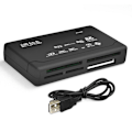 Pikkukuva 2 / 3: USB Universaali Muistikortinlukija Musta