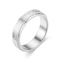 Miniatyrbillede 1 af 6: antistress spinner roterende fidget ring ringe størrelse 8/18,2 mm