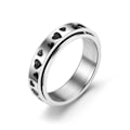 Miniatyrbillede 1 af 6: anti-angst spinner fidget roterende ring ringe størrelse 8/18,2 mm