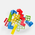 Miniatyrbild 4 av 6: Tetra Tower Balance Stacking Blocks Spel Balance Building Blocks 1st (48 block)