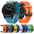 Miniatyrbillede 2 af 6: armbånd silikone Garmin fenix 7/6/5 sort
