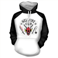 Miniatyrbillede 1 af 3: fremmede ting tøj sweater hellfire børn voksen 4XL aikuinen
