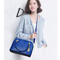 Miniatyrbild 10 av 10: 3-delars set crossbody väska för designer stora lyxiga handväsko Svart